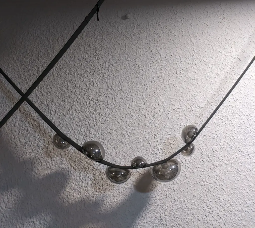 Dew drops chandelier light zone