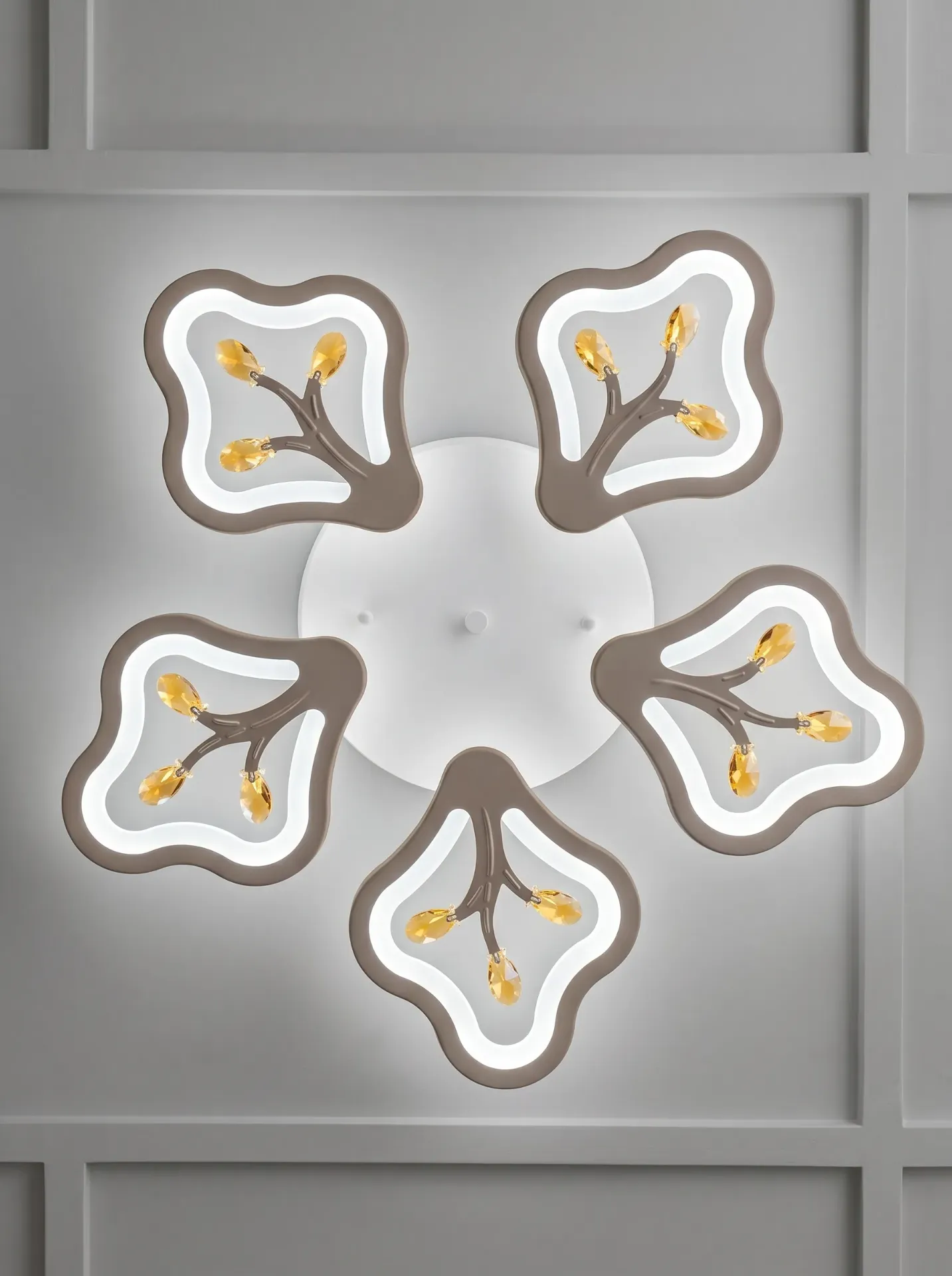 Floral Surface Mounted Chandelier 