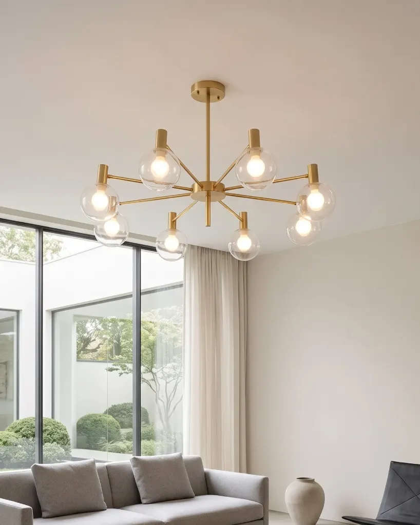 Stellar Beam Chandelier 