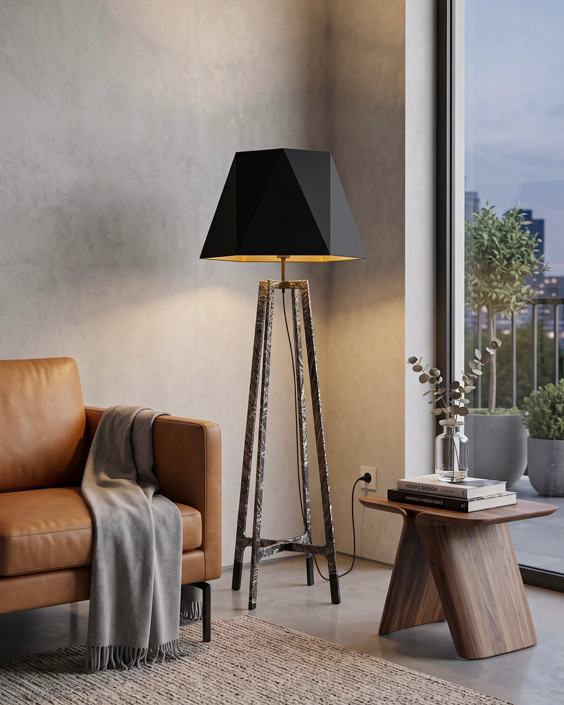 Cosco Black Floor Lamp