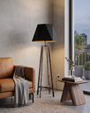 Cosco Black Floor Lamp