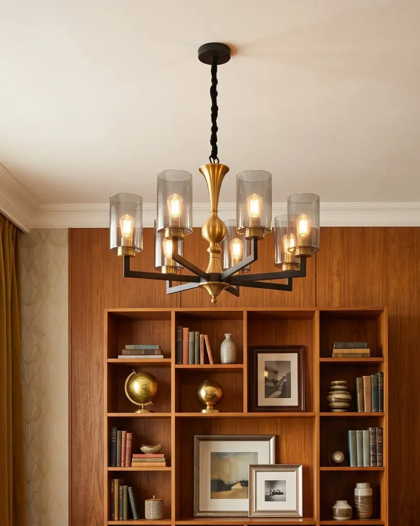 Vintage Black Chandelier