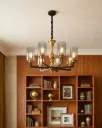 Vintage Black Chandelier