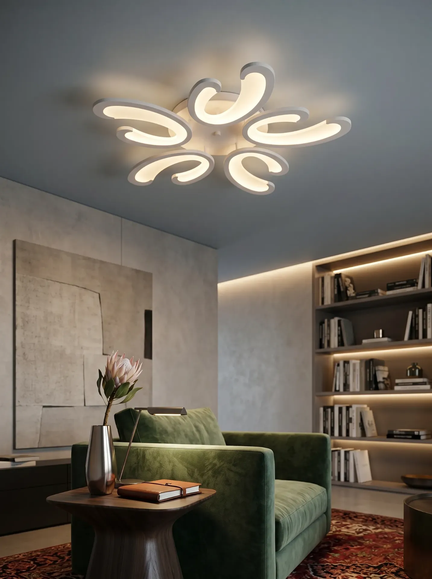 Lumina Petal Surface Mounted Chandelier