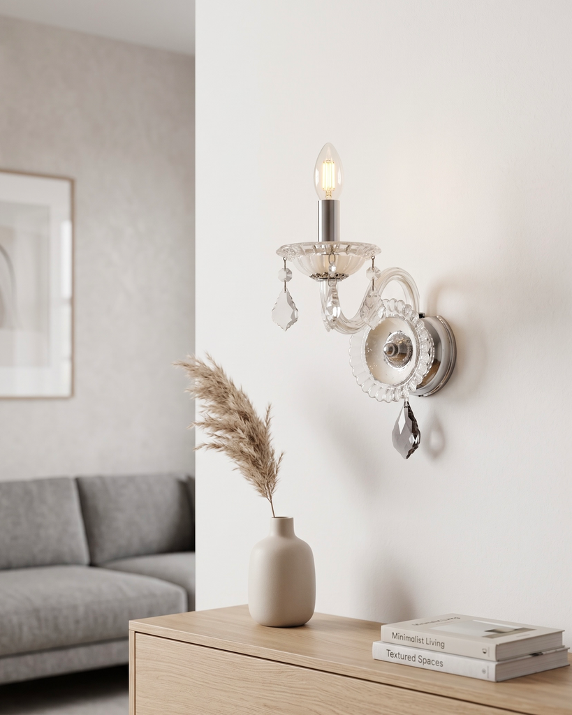 Retro Crystal Wall Light