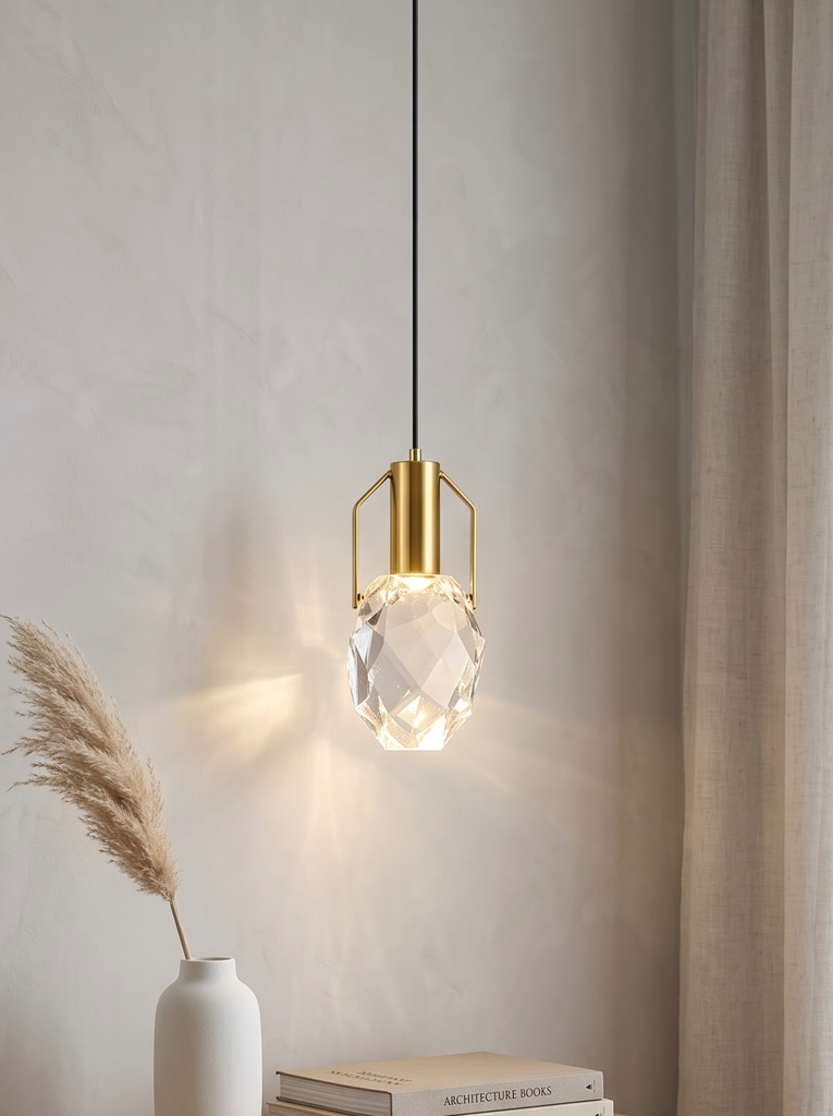 Glided Prism Pendant Light