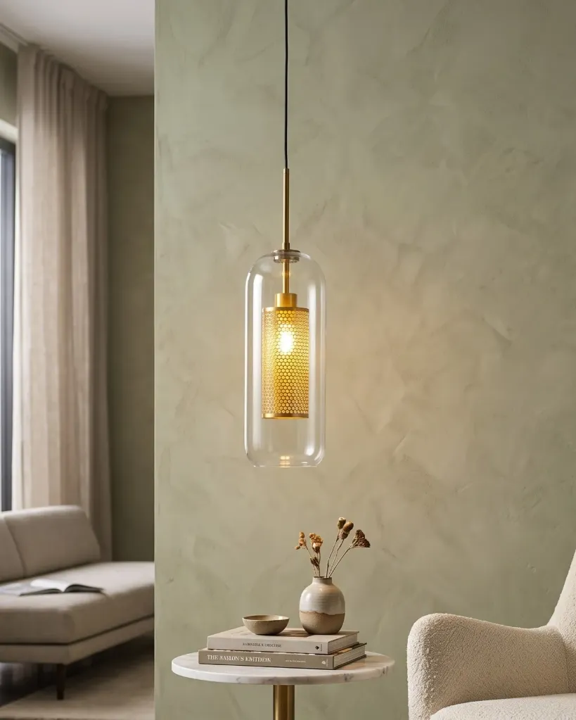 Cylinder Mesh Pendant Light