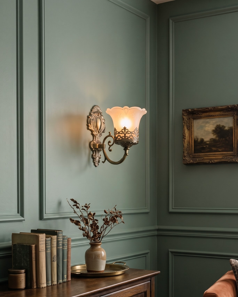 Antique Brass Wall Sconce