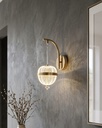 Brass Drop Wall Light