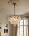 Italian Murano Glass Petal Chandelier