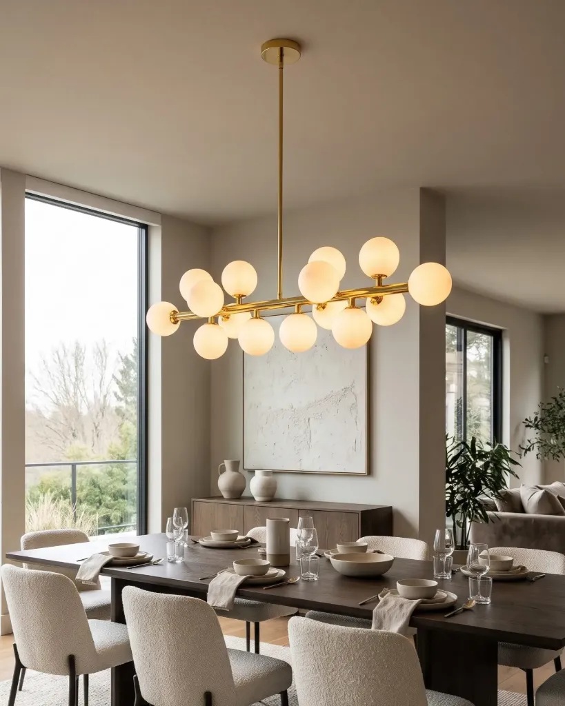Astra Linear Gold Chandelier