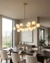 Astra Linear Gold Chandelier